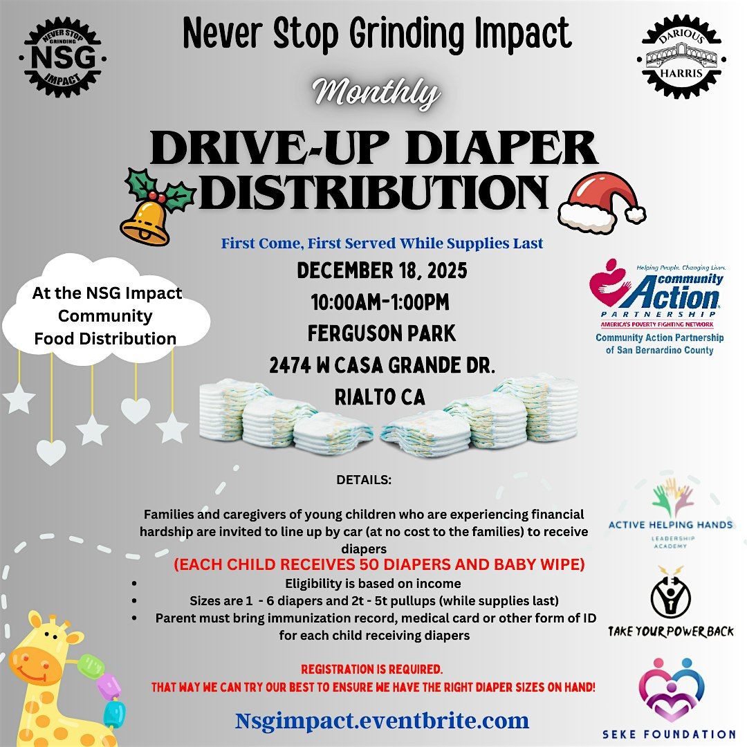 Free Drive Up Diaper Distribution-(December)