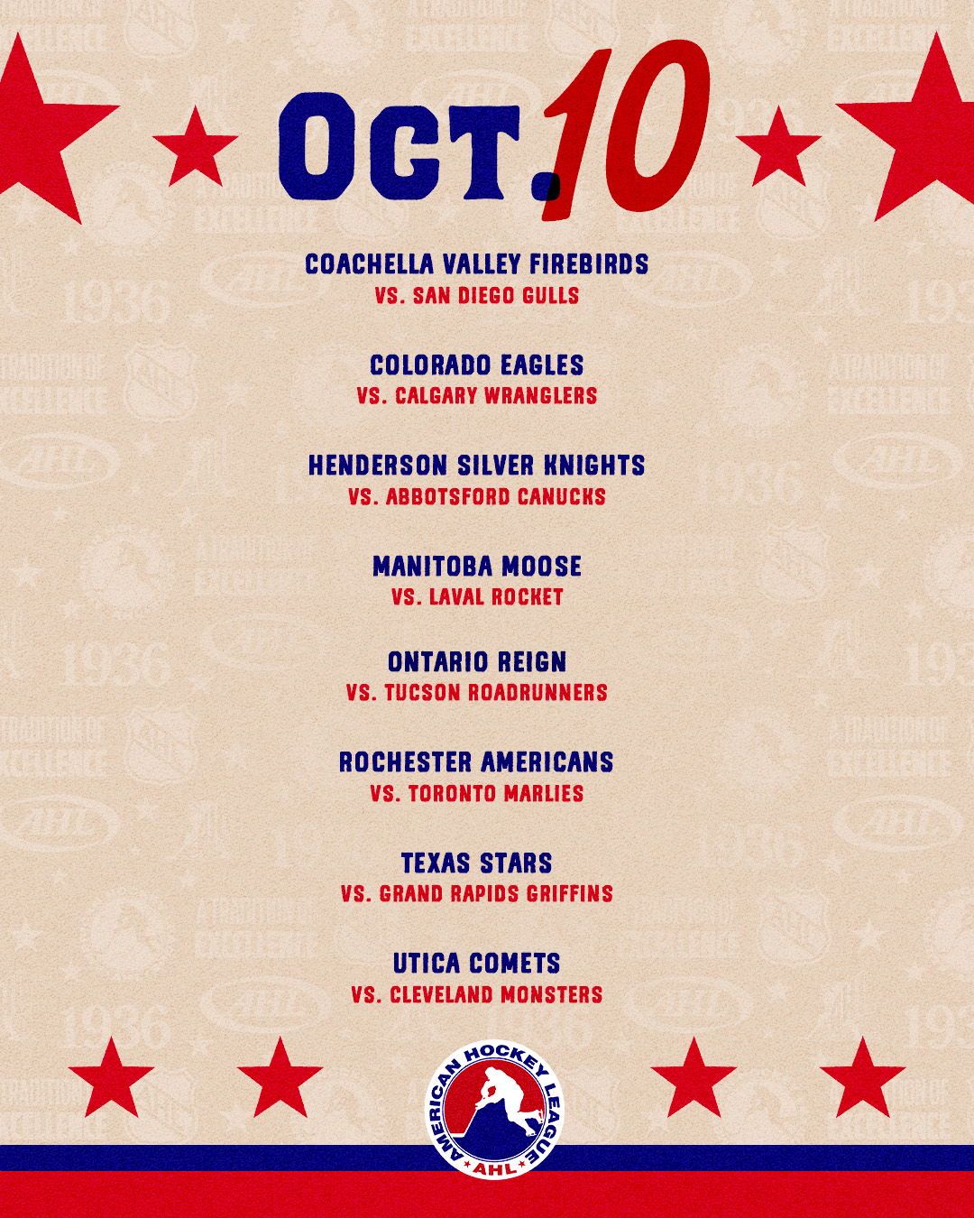 Coachella Valley Firebirds vs. San Diego Gulls