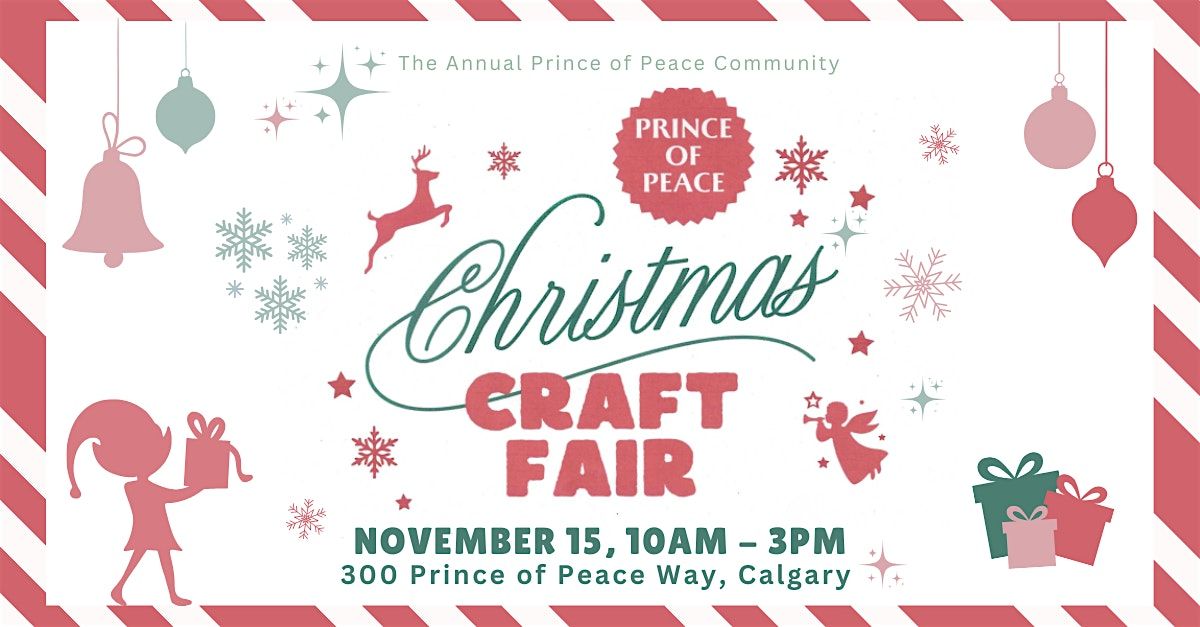 The Annual Prince of Peace Christmas Market