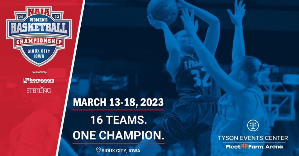 2023 NAIA Womens Basketball Championship Tyson Events Center, Sioux