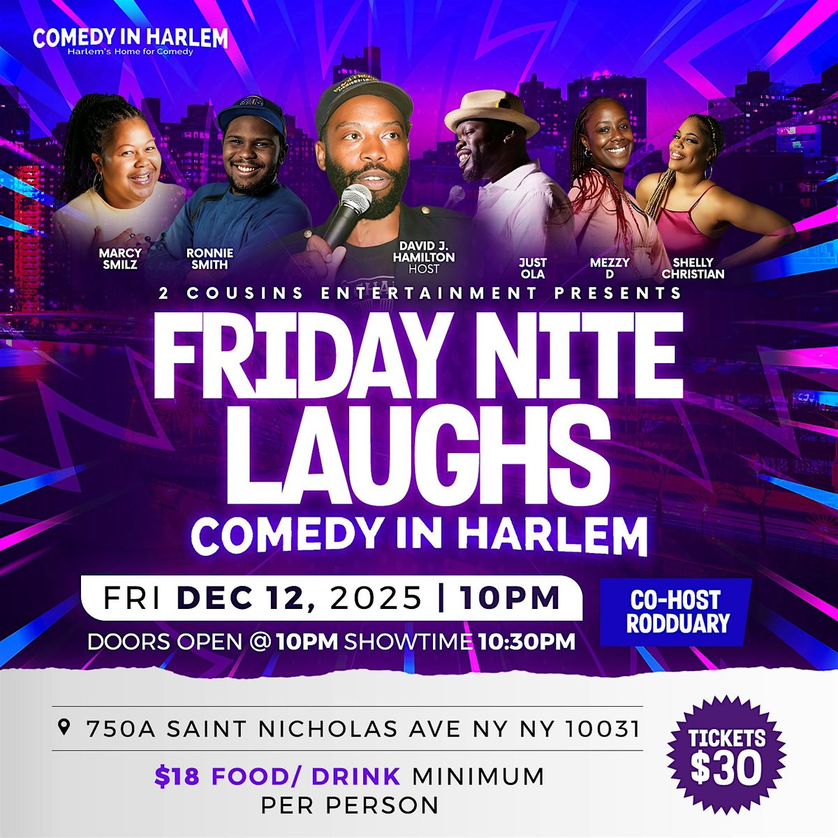 Friday Nite Laughs Comedy Show