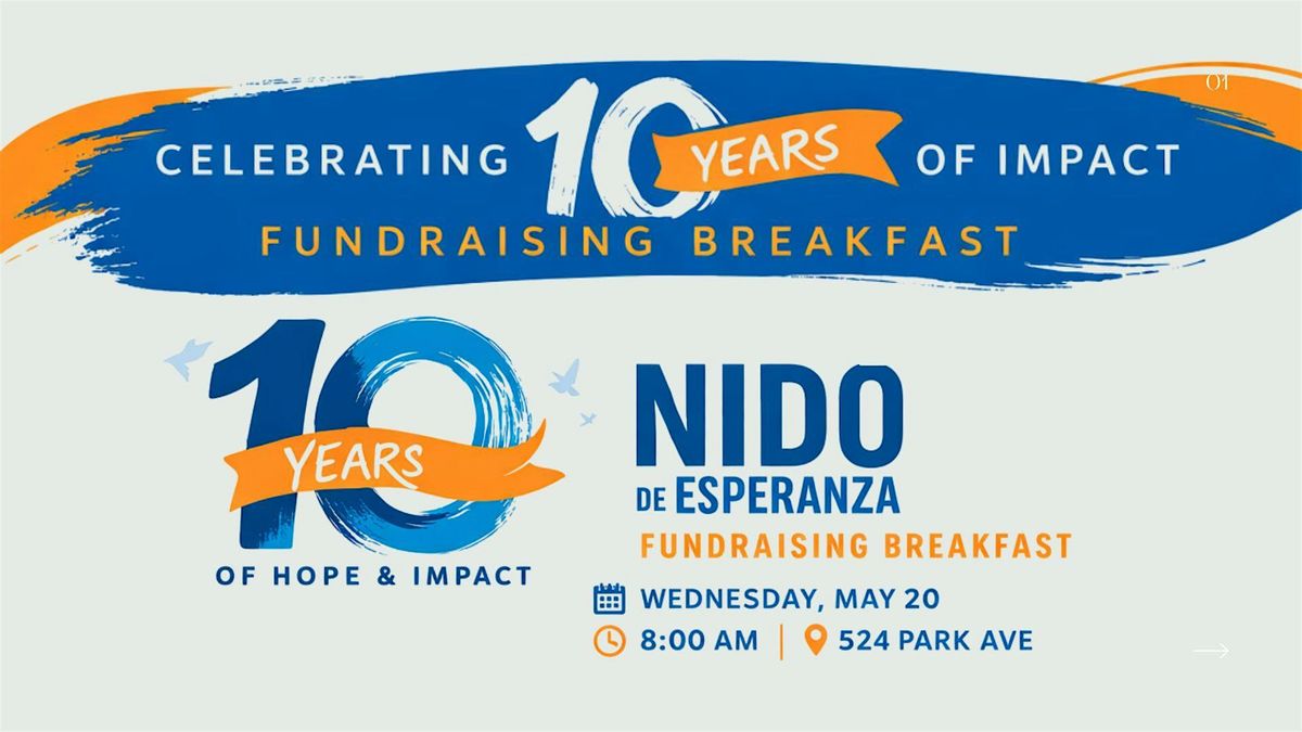 Nido de Esperanza Fundraising Breakfast 2026