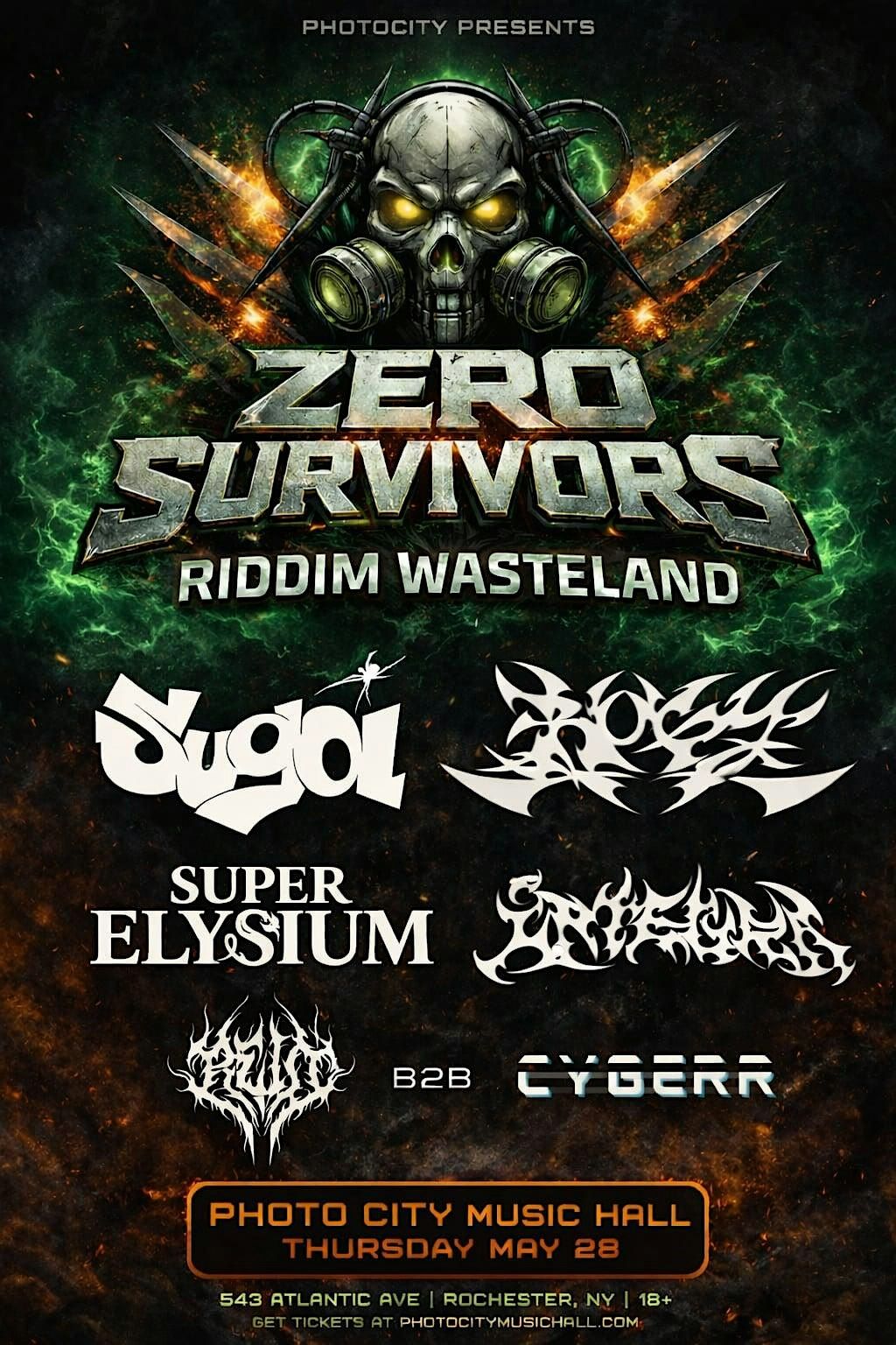 Zero Survivors - Riddim Wasteland - Rochester, NY