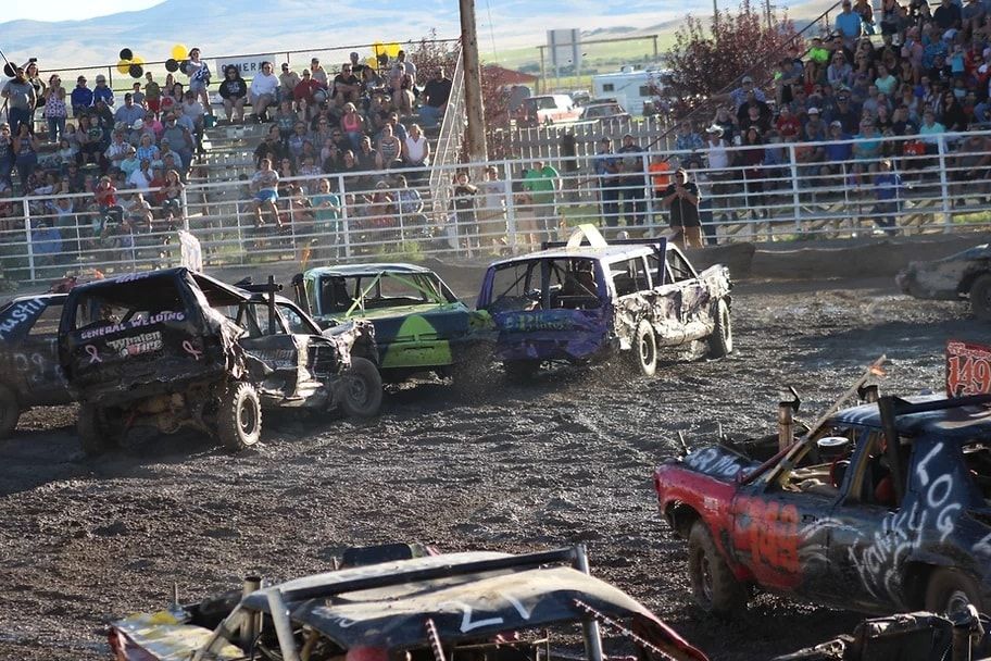 Demolition Derby at Erie County Fairgrounds in Hamburg Erie County