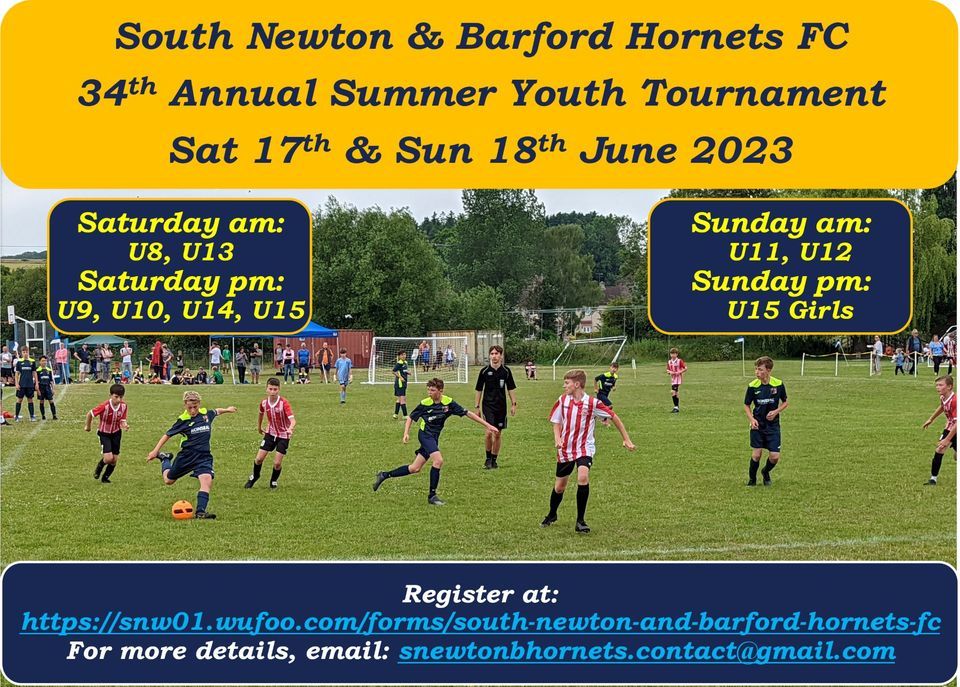 Summer Youth Tournament 2023 | South Newton & Wishford Village Hall ...