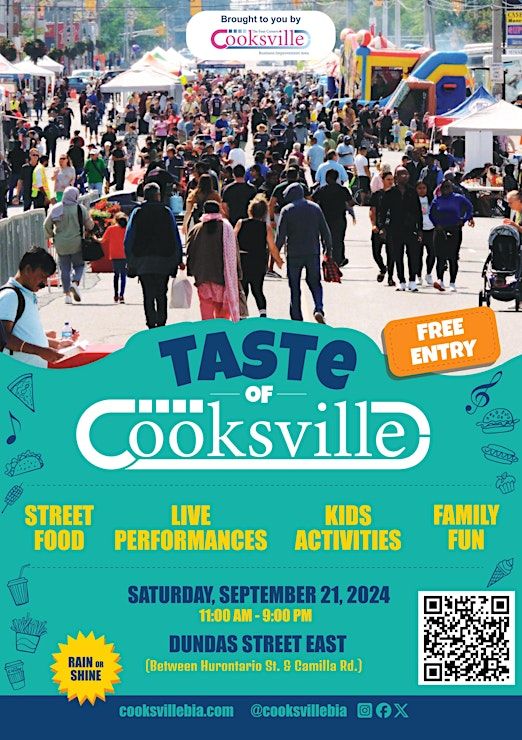 Taste of Cooksville 2024 Dundas Street East & Hurontario Street