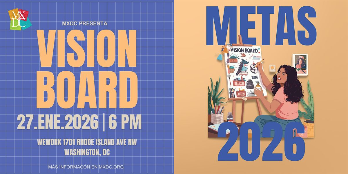 Vision Board Metas Taller de Vision Board - Metas 2026 at WeWork Office Space & Coworking ...