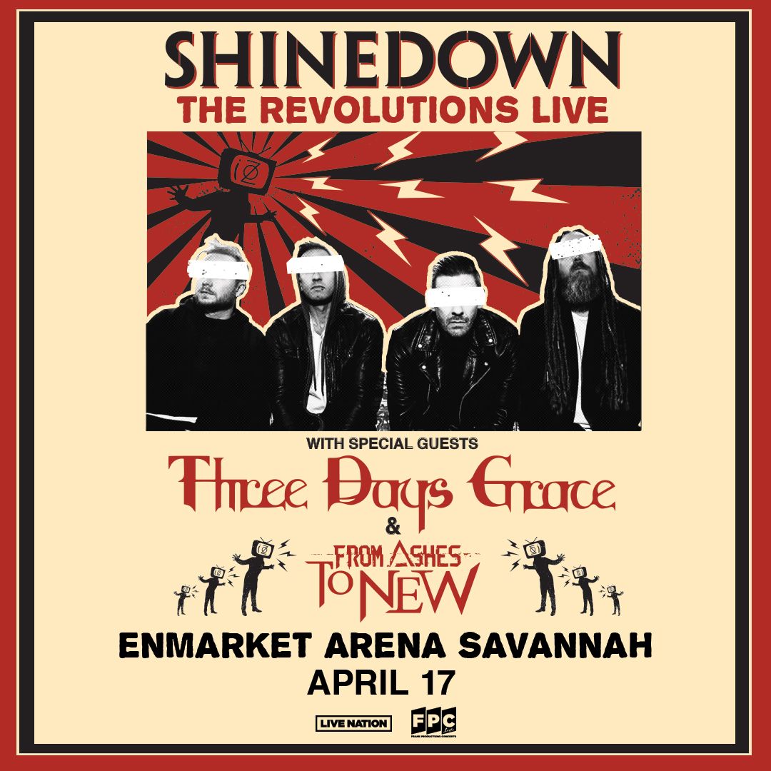 Shinedown with From Ashes to New at Illinois State Fairgrounds