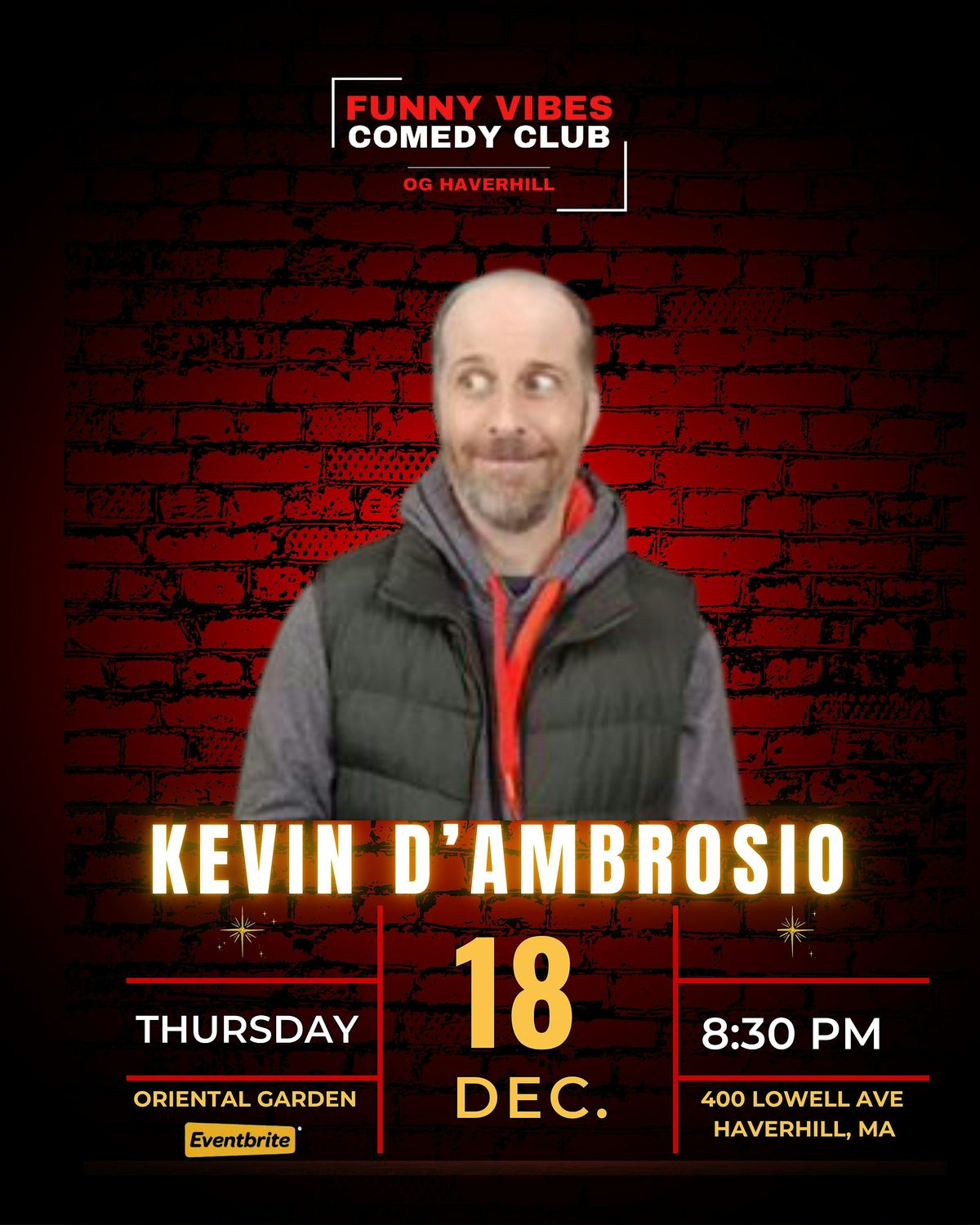 Kevin D'Ambrosio- Thursday Laughs