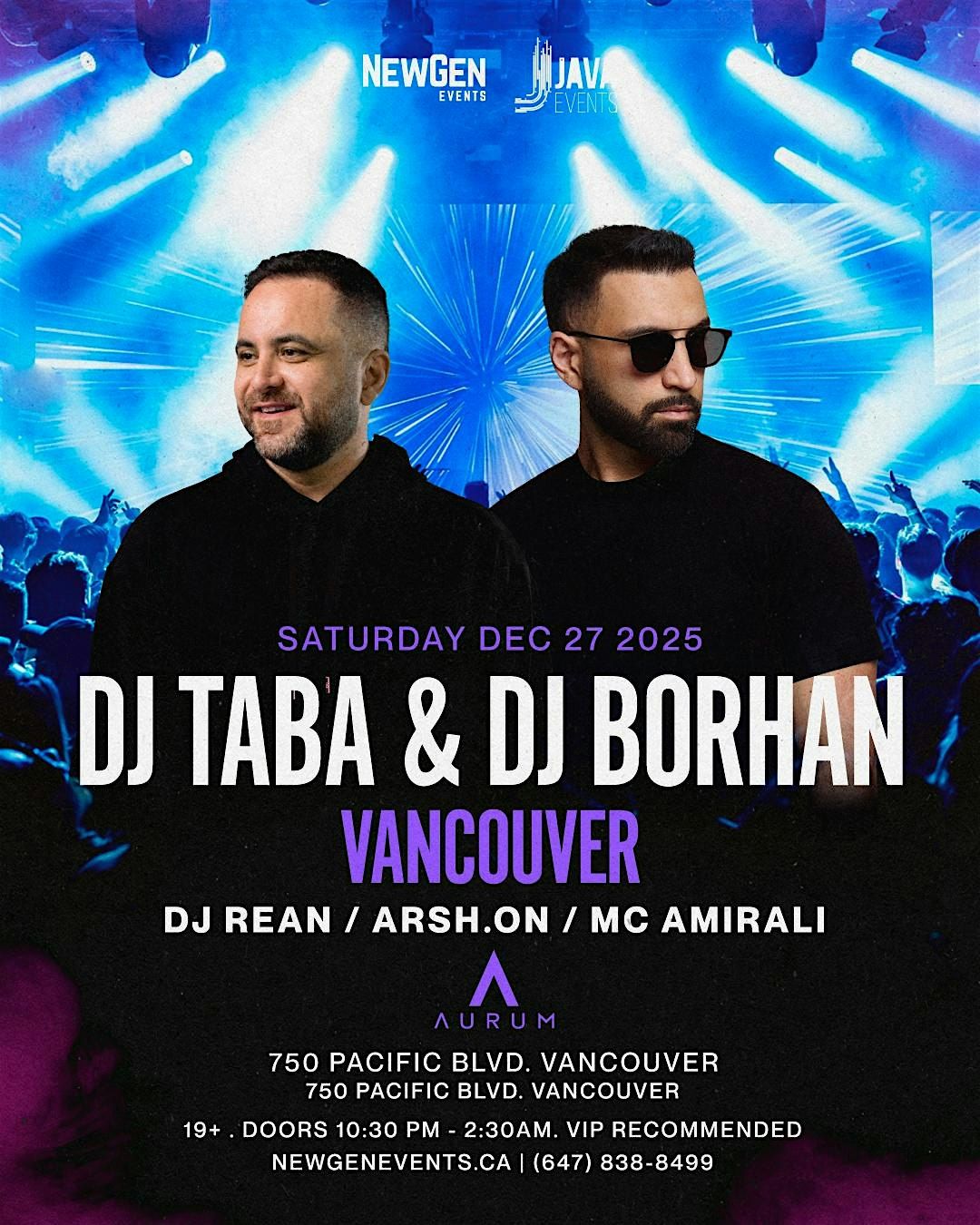 DJ TABA & DJ BORHAN in Vancouver