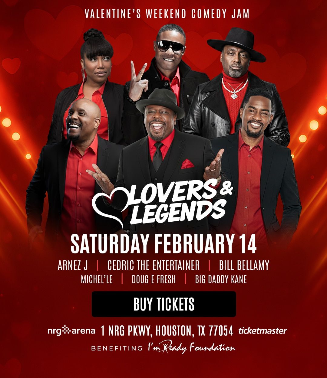 Lovers & Legends Comedy Jam at NRG Arena