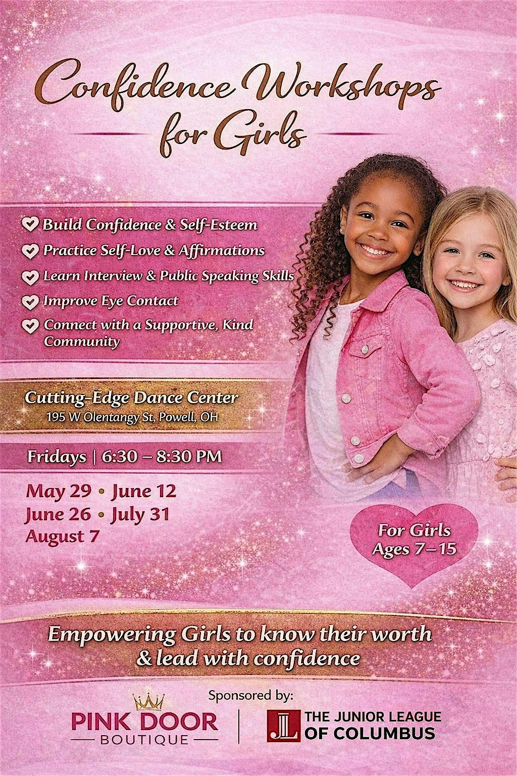 Confidence Workshops for Girls