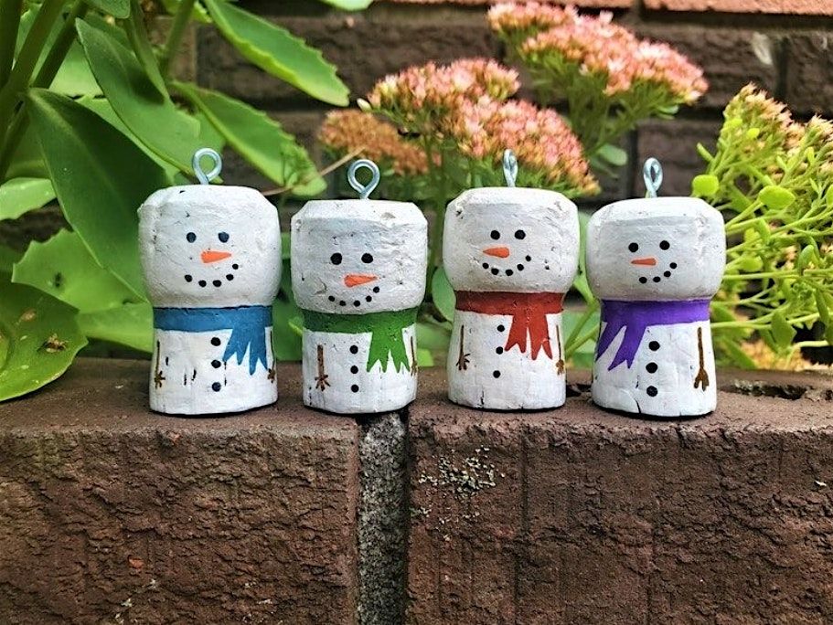 DIY Holiday Cork Ornaments & Mod Podge Votives - Portland Crafting Girlies