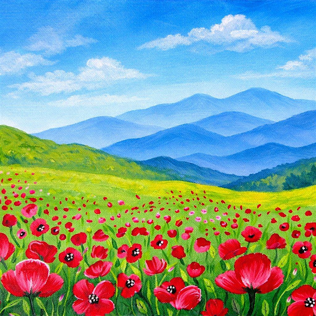 Paint Night- Blueridge Poppies @ Bebop Bottle Shop