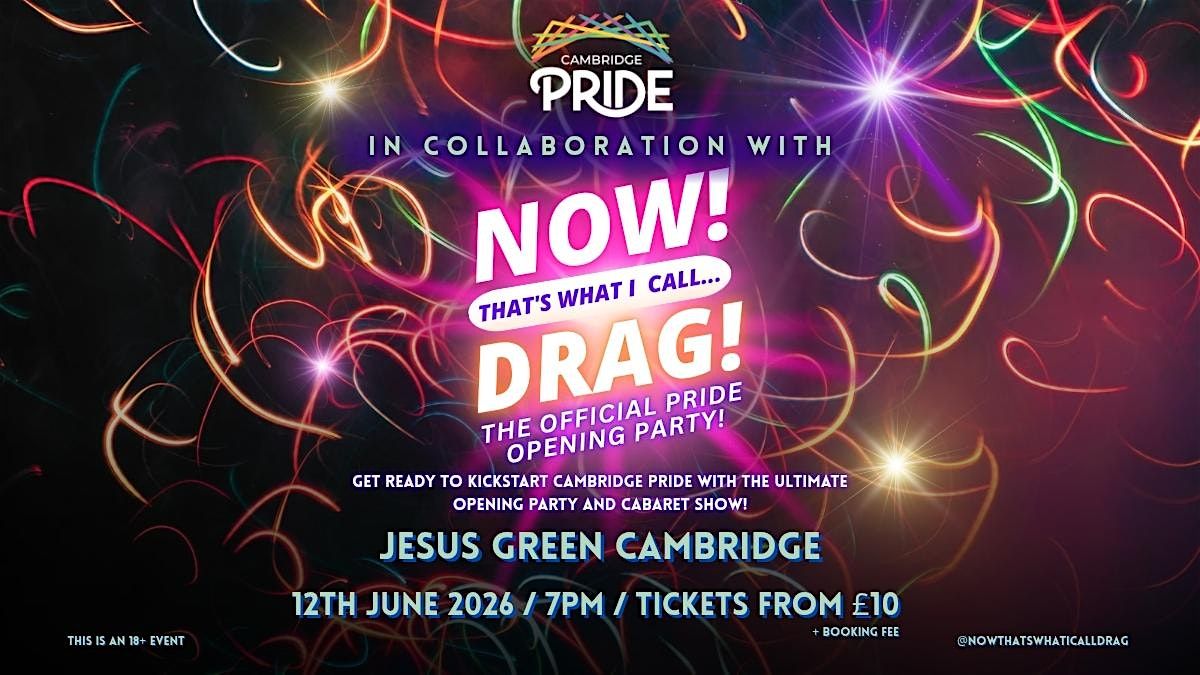 NTWICD X Cambridge Pride Friday Takeover!