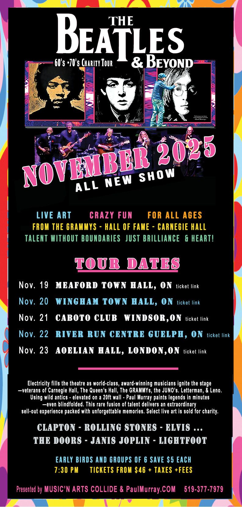 The Beatles and Beyond - 60s to 70s Charity Tour at Wingham Town Hall Theatre