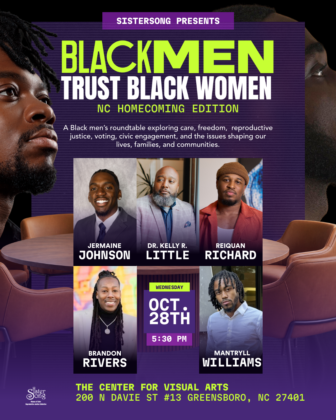 Black Men Trust Black Women Roundtable: NC Homecoming Edition at Center ...