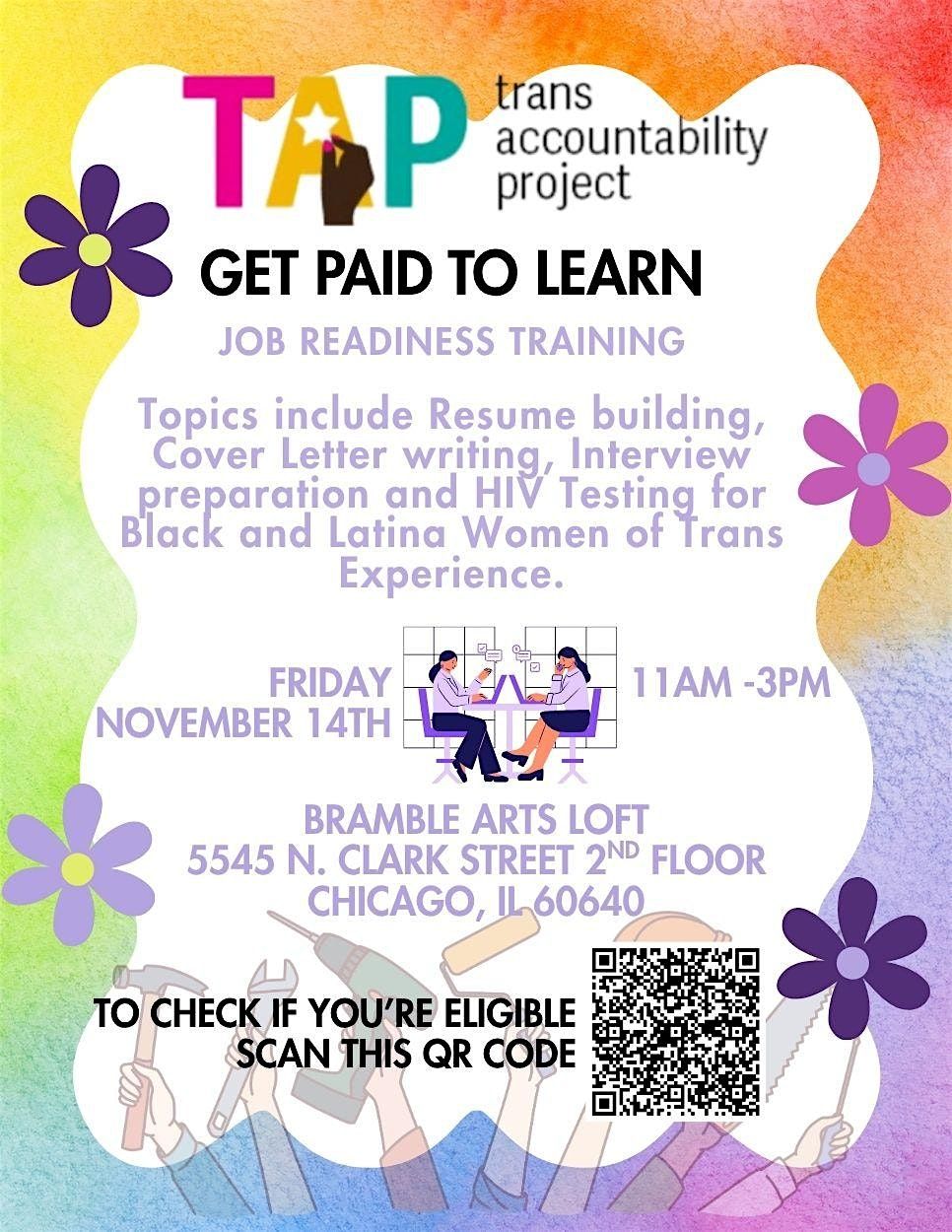 TDOR 2025 ECONOMIC JUSTICE EXPO - JOB READINESS TRAINING