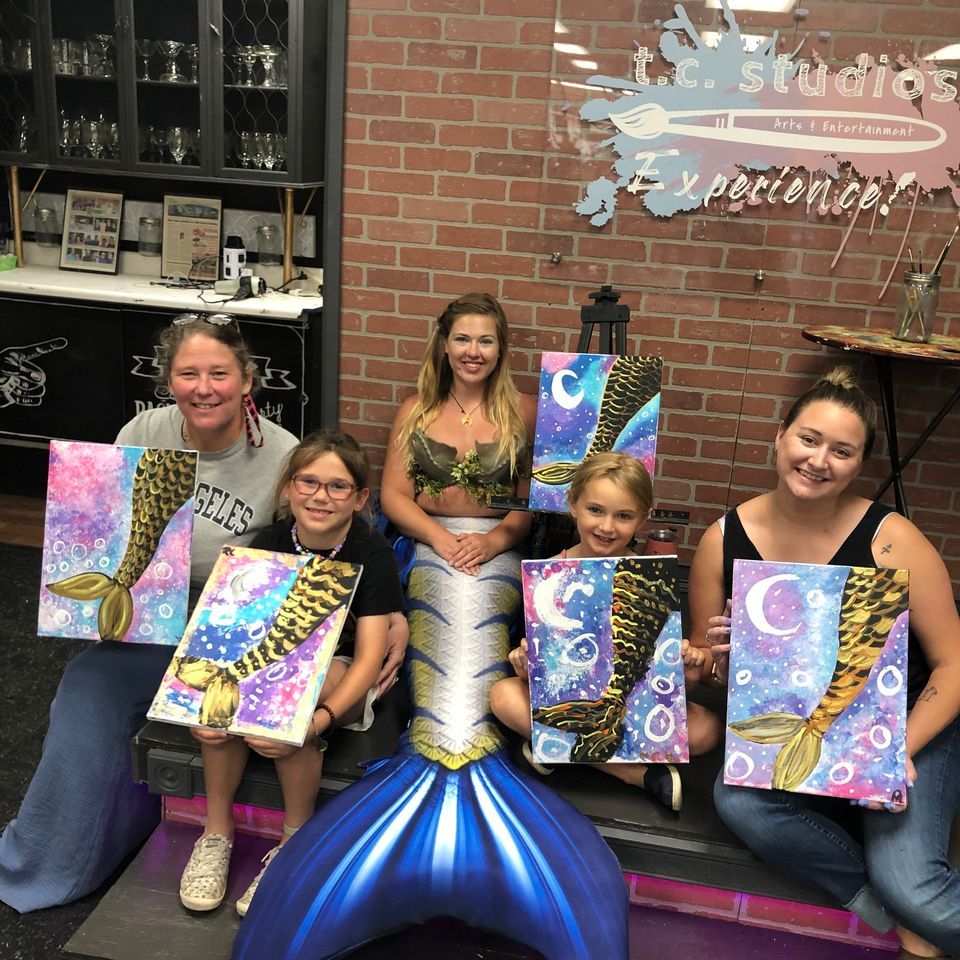 Paint with Mermaid Tasha! T.C. Studios Arts & Entertainment, Ocean City, MD August 17, 2022