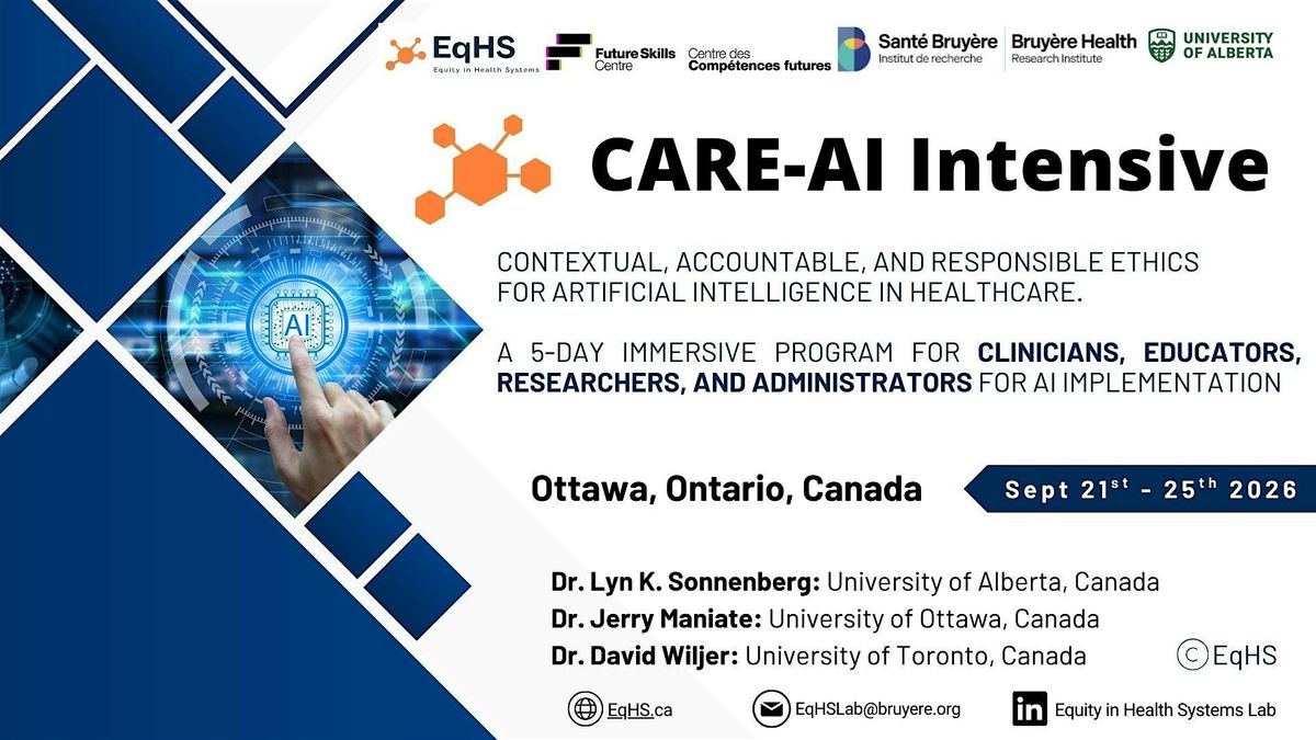 EqHS 3-day AI Intensive - Ottawa