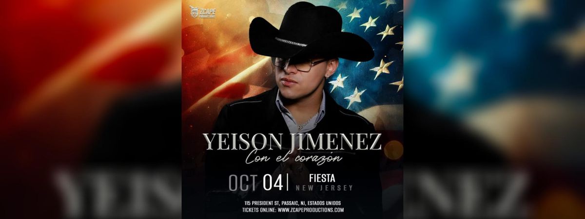 YEISON JIMENEZ CON EL CORAZON EN PASSAIC