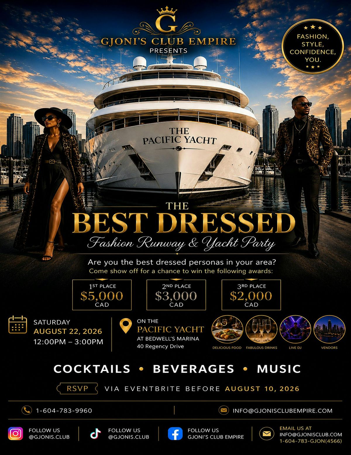 The Best Dressed Fashion Runway & Yatch Party