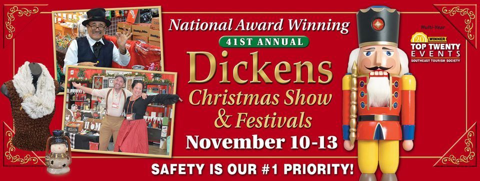 Christmas Events Around Myrtle Beach 2022 Dickens Christmas Show And Festival | Myrtle Beach Convention Center |  November 10, 2022