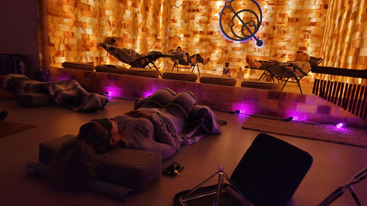 Sound Bath, Salt cave, Labyrinth, Reiki, Color & Essential oil Therapy