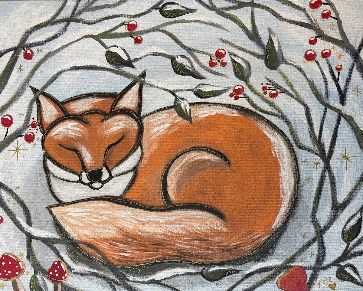 Paint Night for Adults_Osgoode Legion, Osgoode ON_SLEEPING FOX