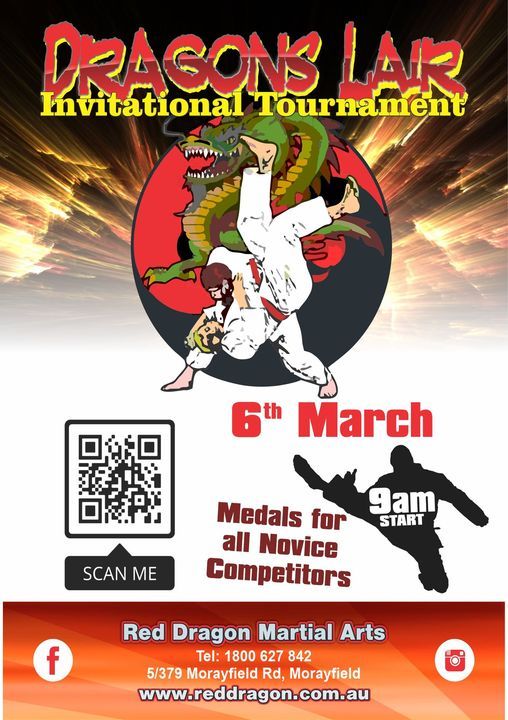 Dragons Lair Invitational Tournament Red Dragon Martial Arts