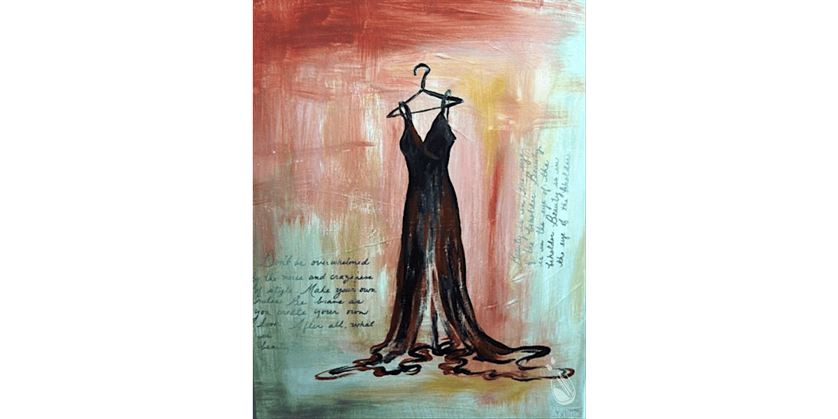 Chic Black Tie Fashion - Paint and Sip in Houston | Classpop!\u2122