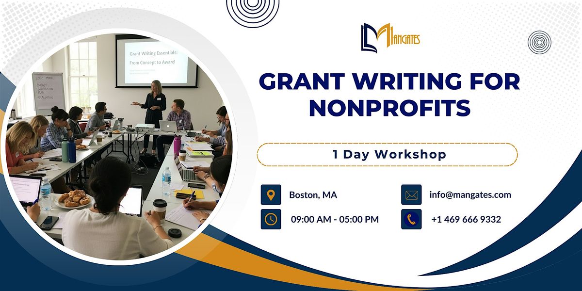 Grant Writing for Nonprofits: 1 Day Workshop in Boston, MA