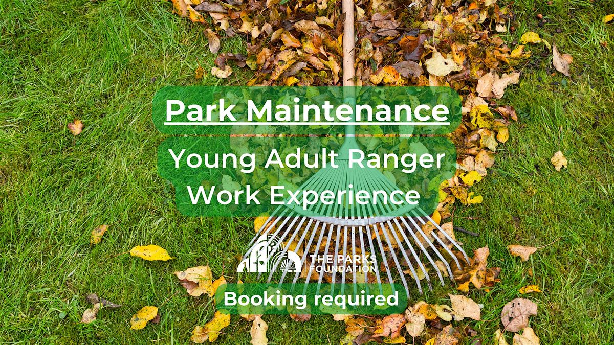 Park Maintenance - Young Adult Ranger Work Experience at Slades Farm at ...