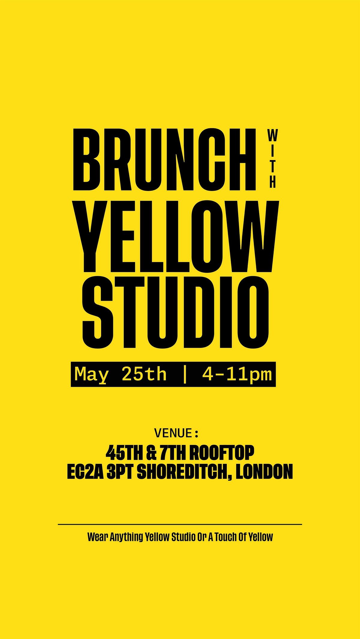 Brunch with YELLOW STUDIO