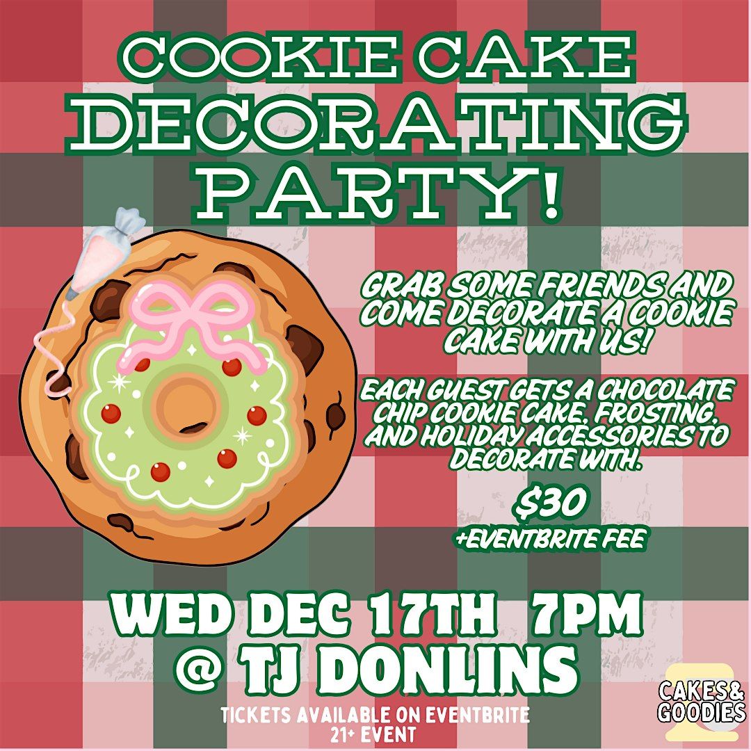 Christmas Cookie Cake Decorating @ TJ Donlins