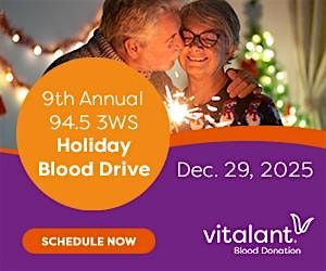 9th Annual 3WS Holiday Blood Drive