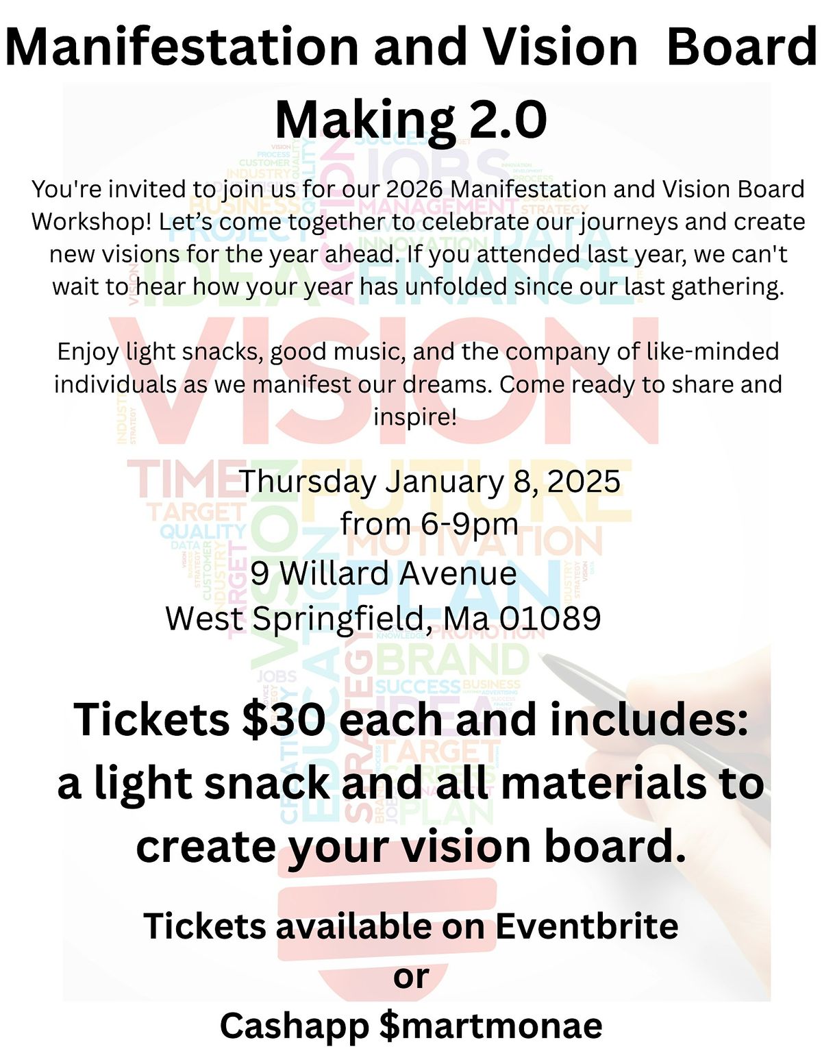 Manifestation and Vision Board Making 2.0