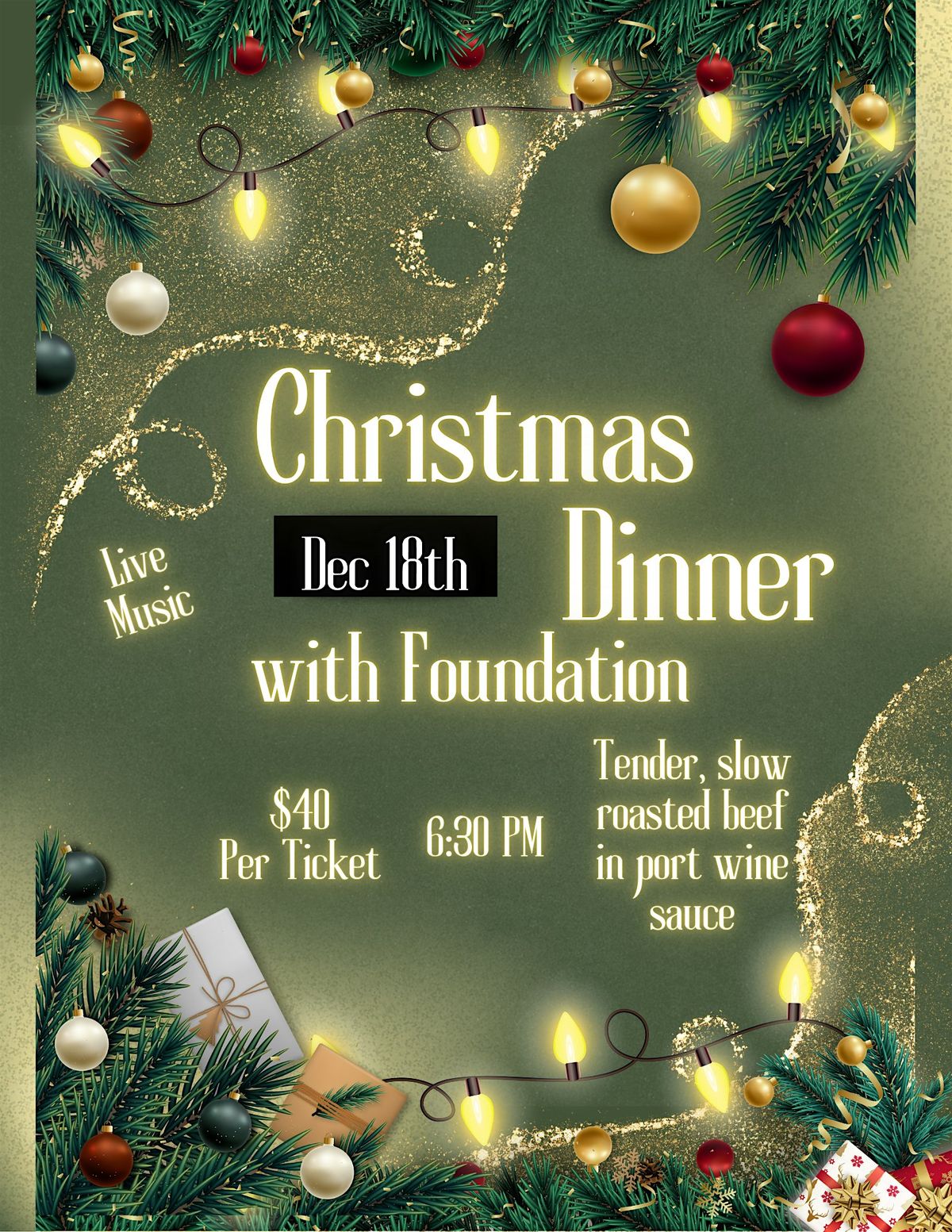 Foundation Christmas Cigar Dinner