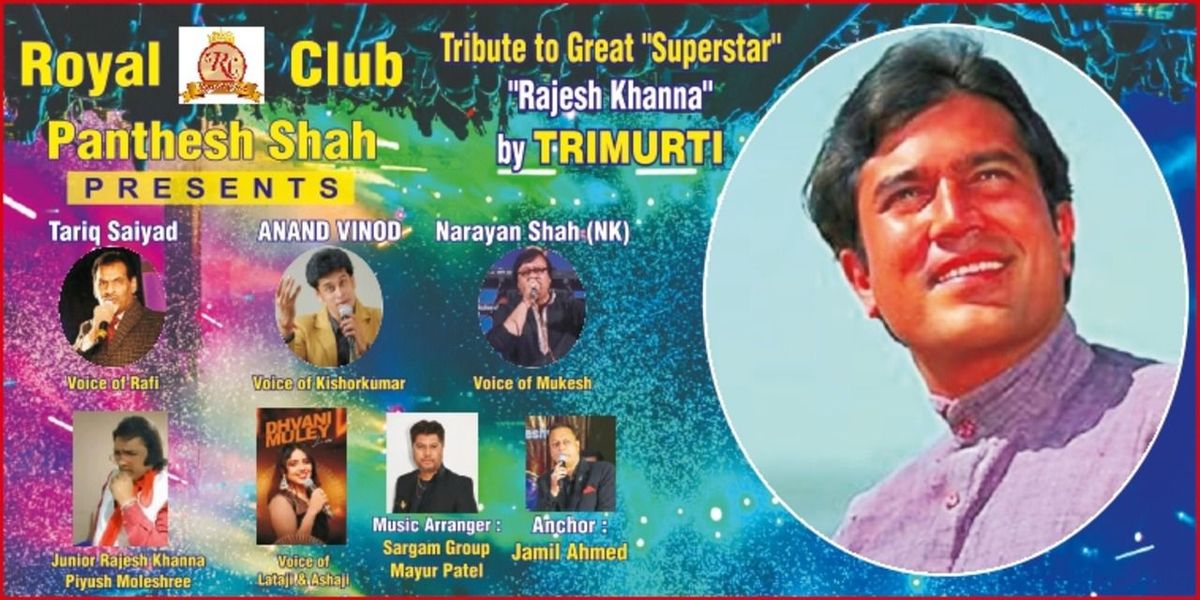 Tribute to Great Superstar Rajesh Khann by Trimurt