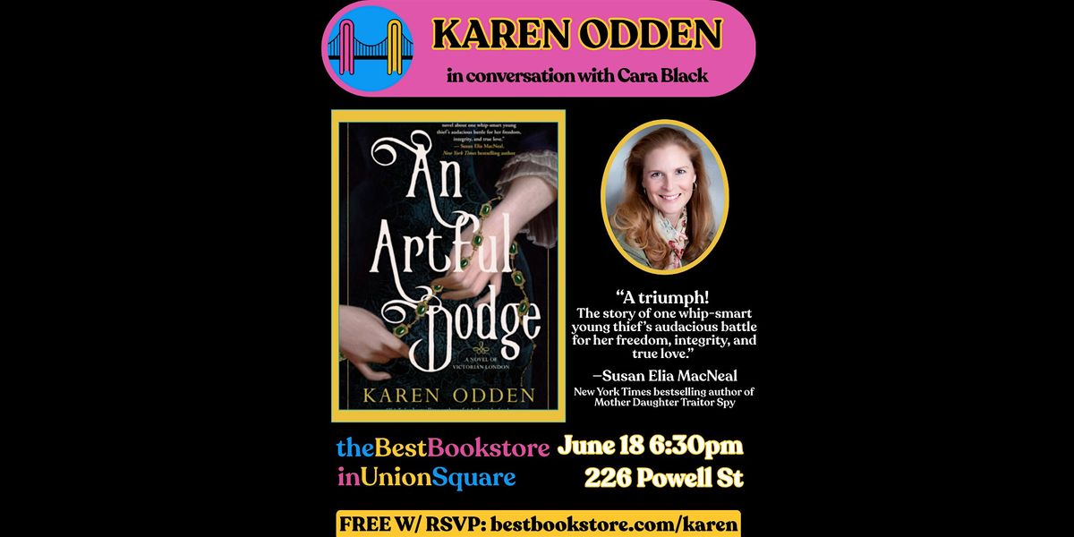 Thieves! Cons! Blackmail! w\/ Bestselling Authors Karen Odden & Cara Black