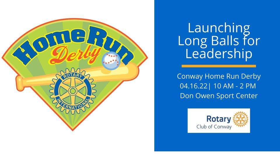 Conway Home Run Derby | 10 Lower Ridge Road,Conway,72032,US | April 16 Conway Home Run Derby | 10 Lower Ridge Road,Conway,72032,US | April 16