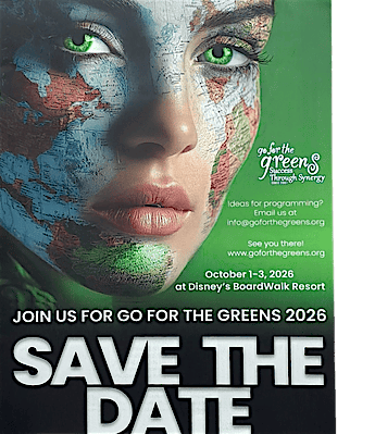 Go for the Greens Galleria exhibitor table