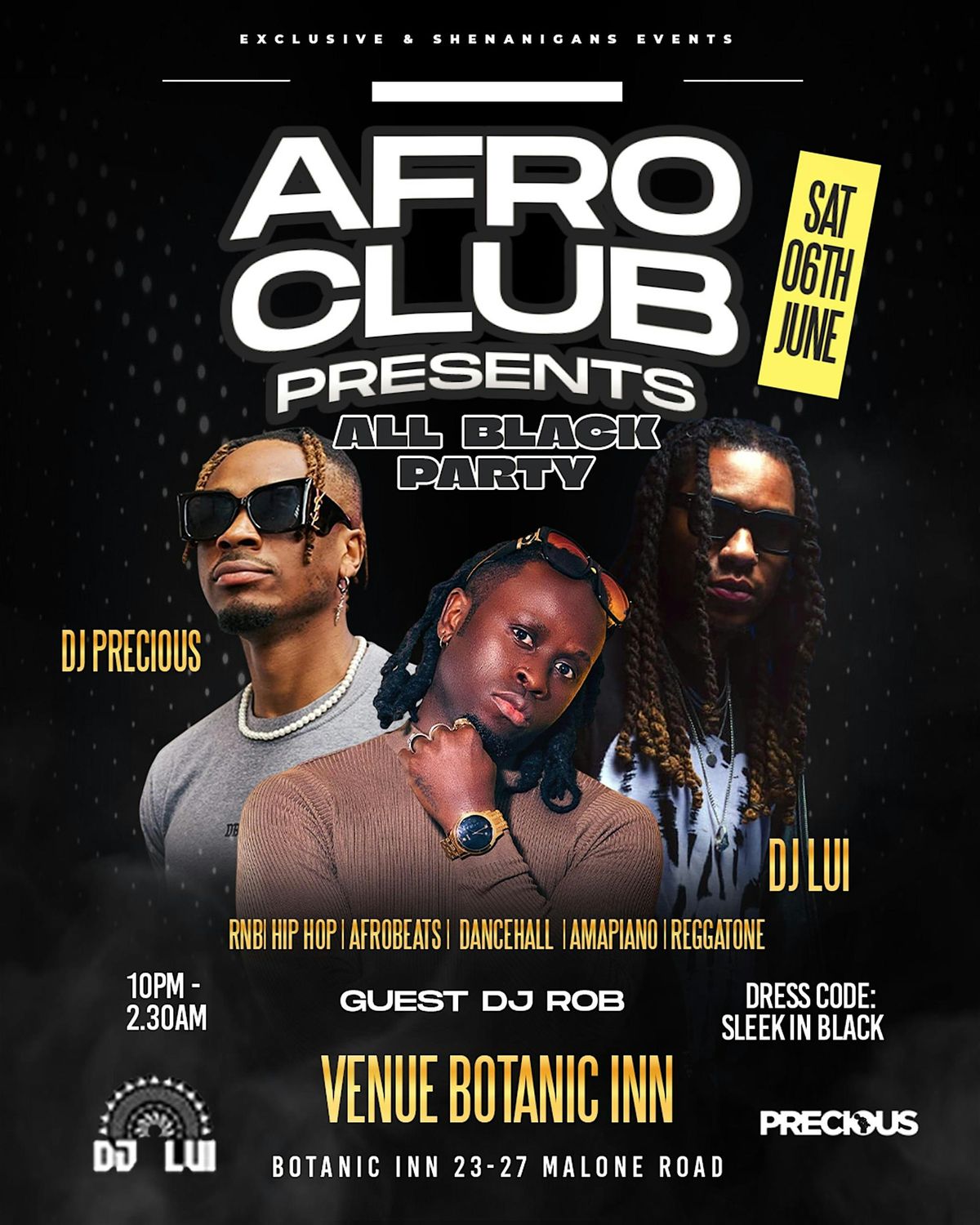 AFRO CLUB (ALL BLACK PARTY)