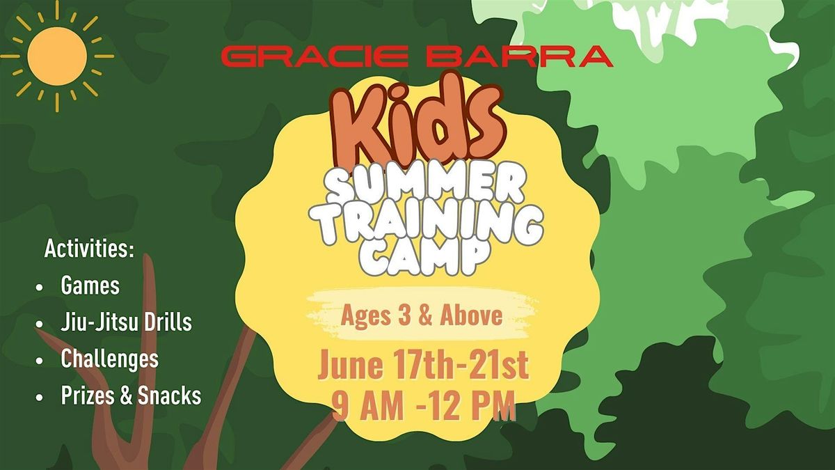 Gracie Barra Centennial Summer Camp June 15th - 19th
