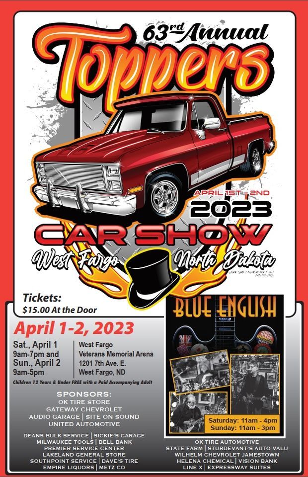 Toppers Rod and Custom Car Show Veterans Memorial Arena, Fargo, ND