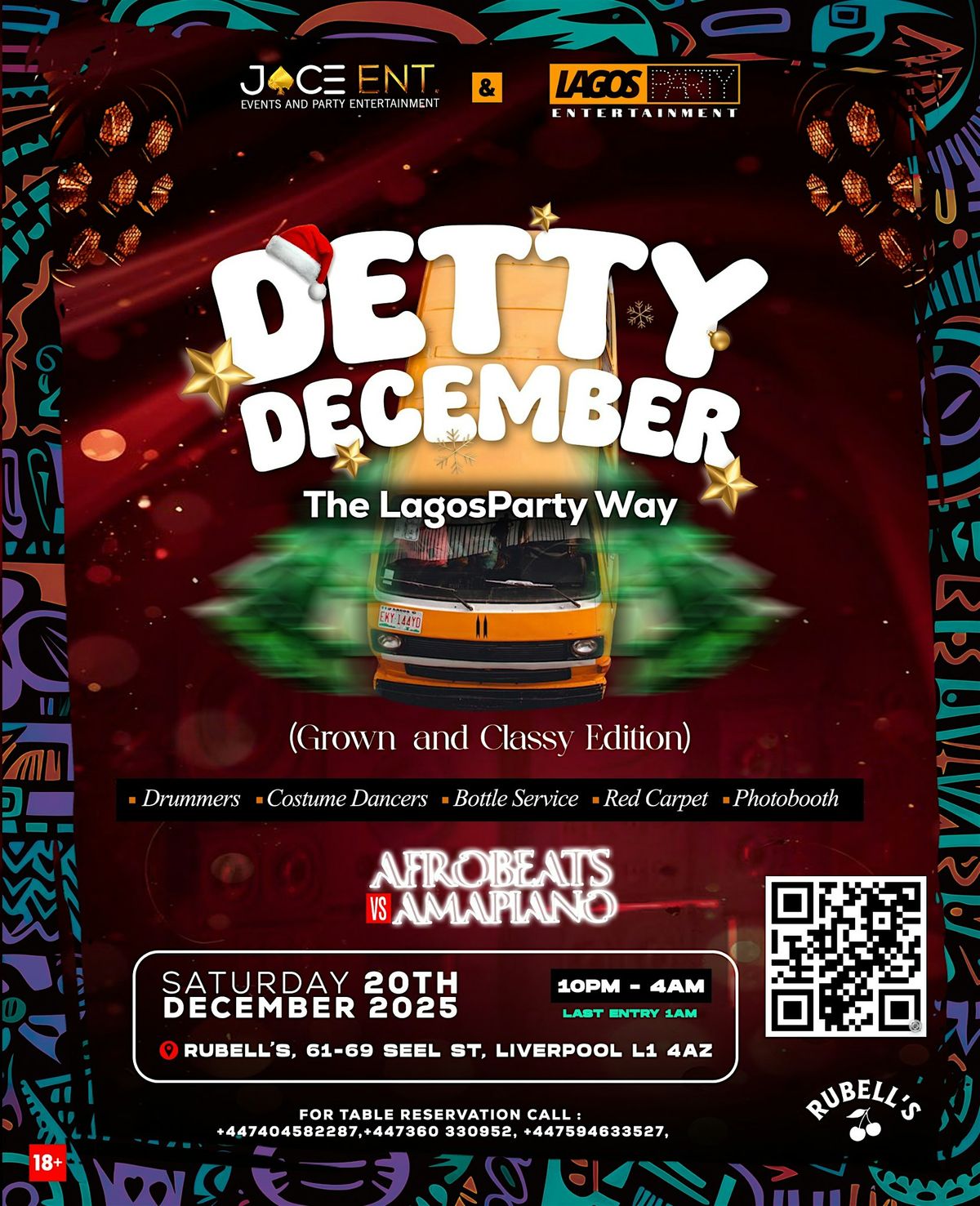 Detty December Night Liverpool (Afrobeat vs Amapiano)