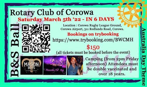 Corowa BnS Ball with The Mason Boys