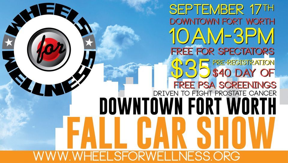 Wheels for Wellness Downtown Fort Worth Benefit Car Show Sundance