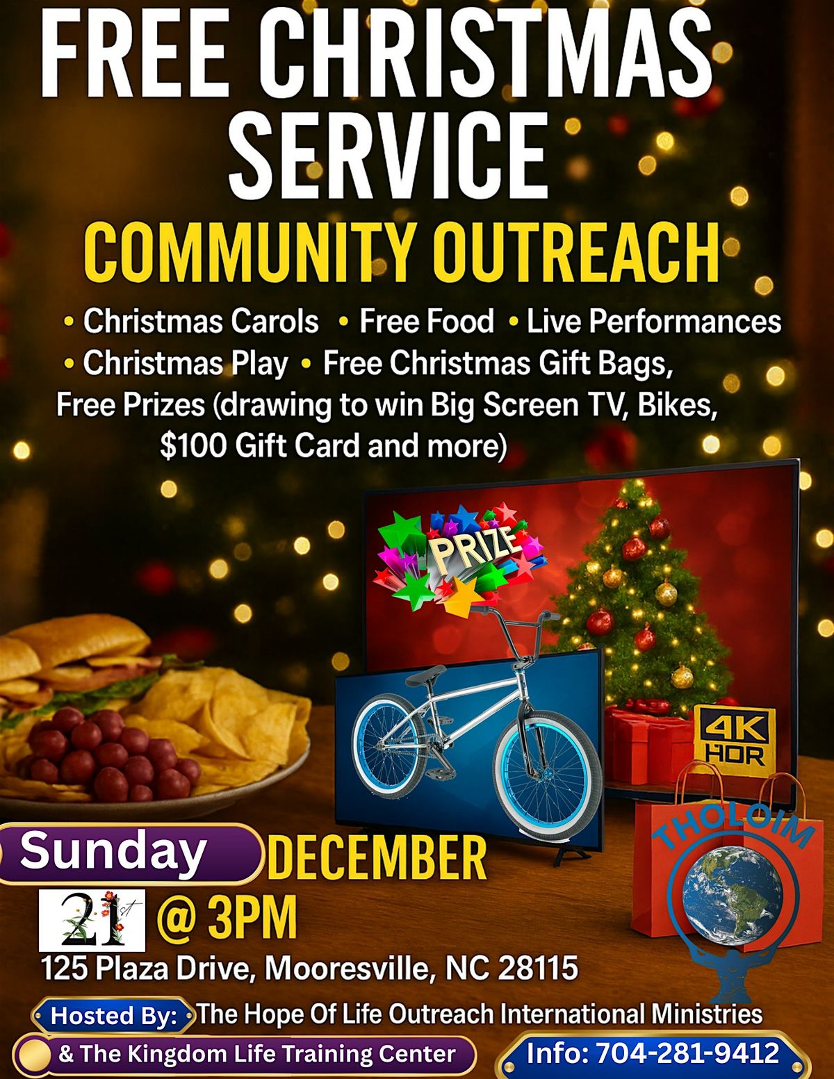 Joyful Christmas Service & Free Gift Blessing Giveaway