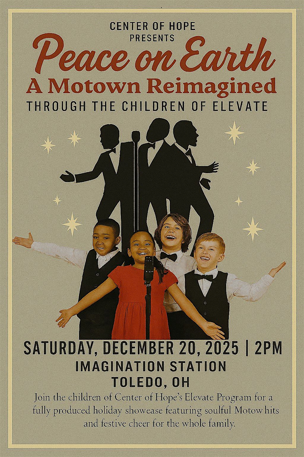 Peace on Earth: Motown Edition \u2014 A Center of Hope Youth Showcase